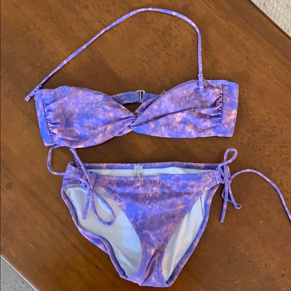 PINK Victoria's Secret Swim Victoria Secret Acid Wash Bathing Suit